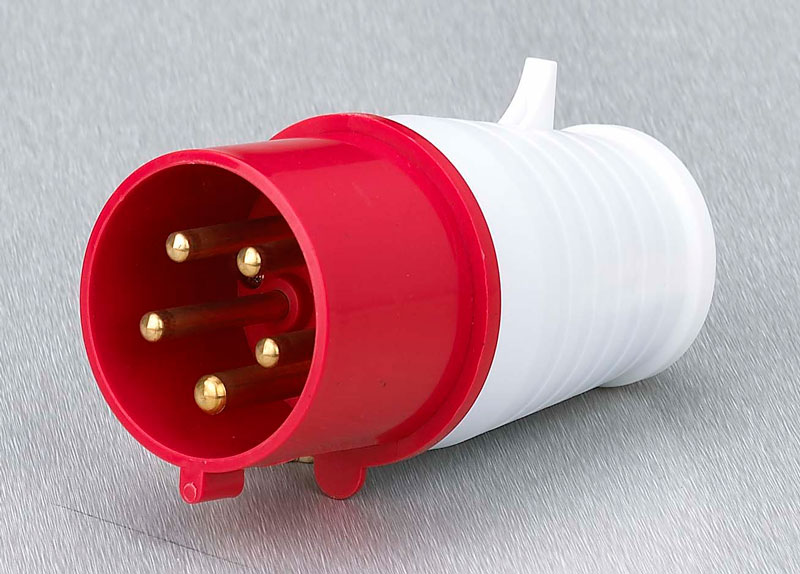  KMS-015L  KMS-025L  三極工業(yè)插頭帶電纜保護(hù)套